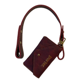 Limited Edition Porter Leather Strap in Ox Blood with Card Holder