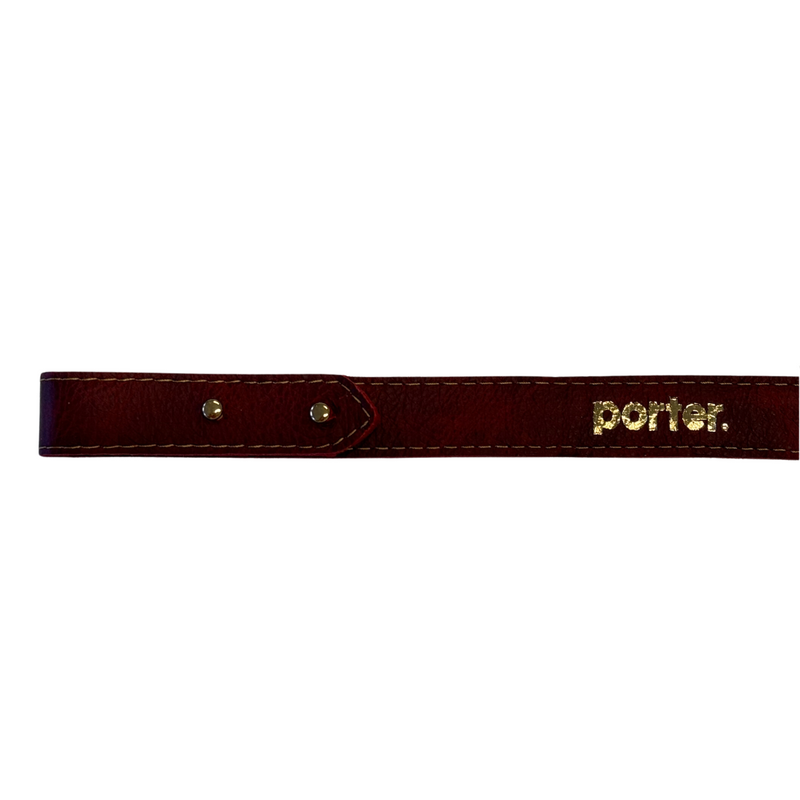 Limited Edition Porter Leather Strap in Ox Blood