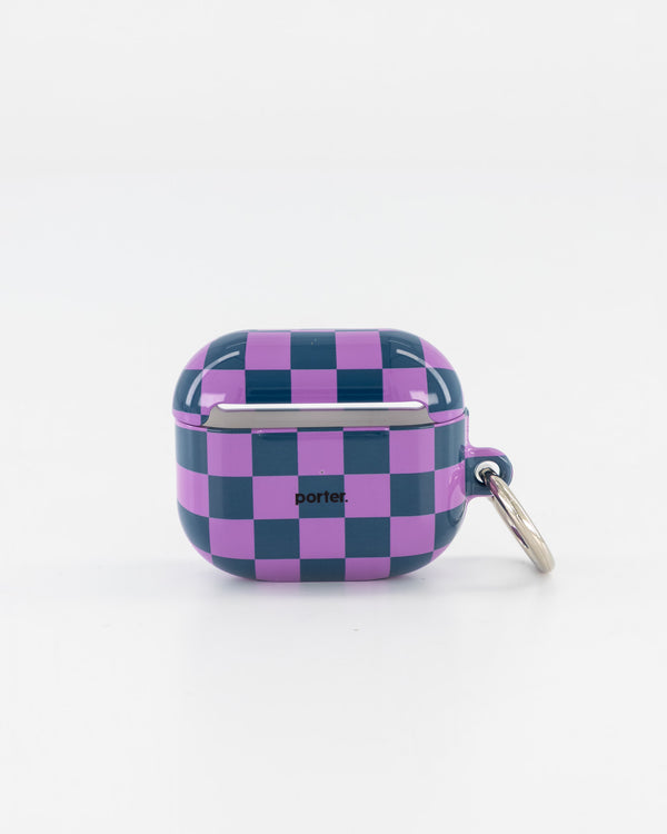 Airpods 3 - Purple & Green Check