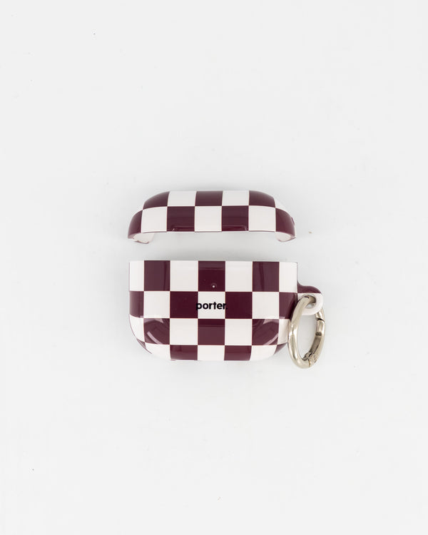 Airpods 3 - Choc & White Check