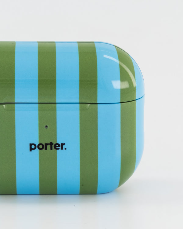 Airpods Pro - Blue & Green Stripe