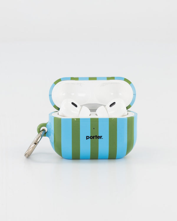 Airpods Pro - Blue & Green Stripe