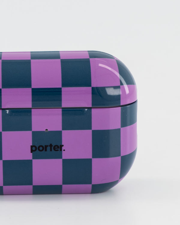 Airpods Pro - Purple & Green Check