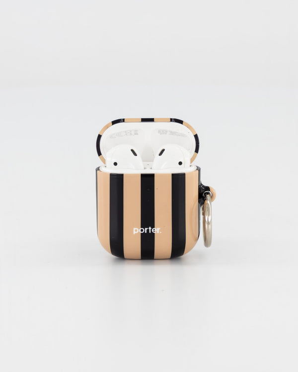 Airpods 1/2 - Black & Stone Stripe