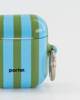 Airpods 1/2 - Blue & Green Stripe