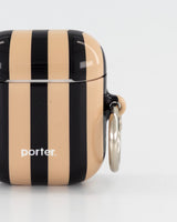 Airpods 1/2 - Black & Stone Stripe