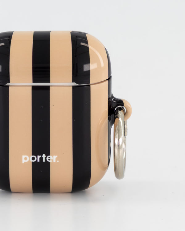 Airpods 1/2 - Black & Stone Stripe