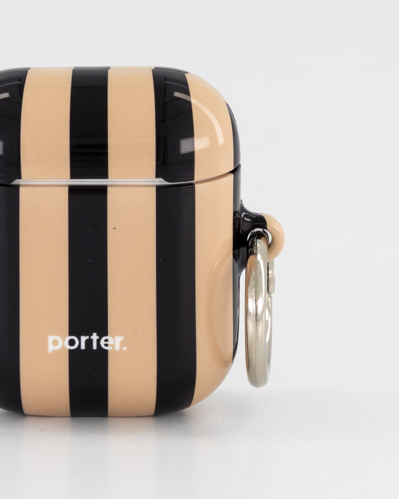 Airpods 1/2 - Black & Stone Stripe