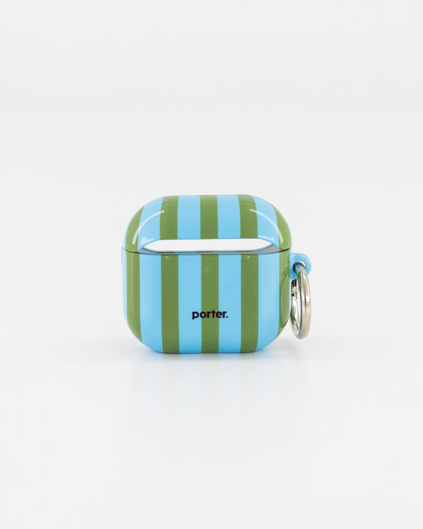 Airpods 4 - Blue & Green Stripe