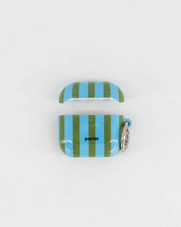 Airpods 4 - Blue & Green Stripe