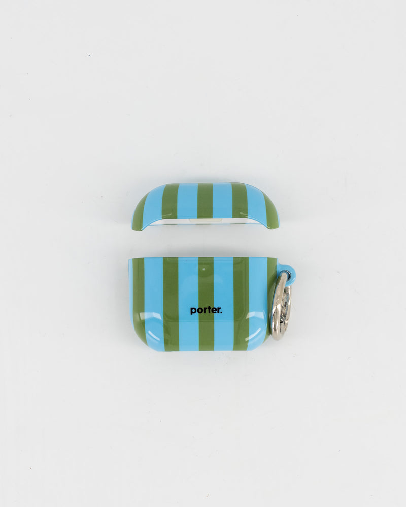 Airpods 4 - Blue & Green Stripe