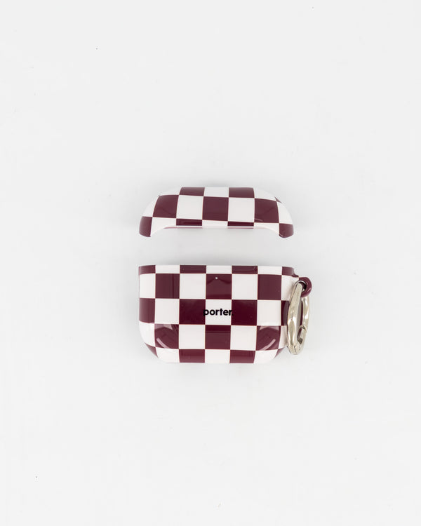 Airpods 4 - Choc & White Check