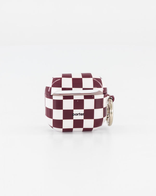 Airpods 4 - Choc & White Check
