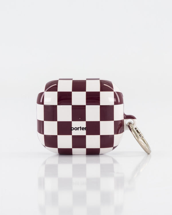 Airpods 3 - Choc & White Check