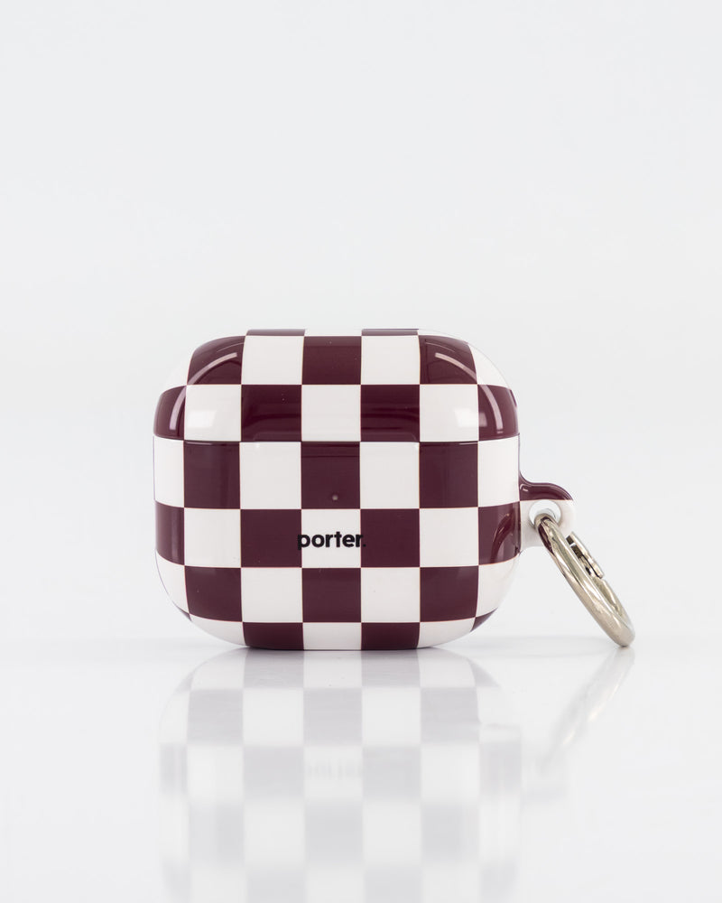 Airpods 3 - Choc & White Check