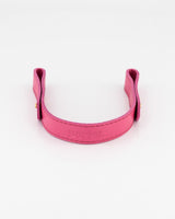 Short Leather Strap in Cerise Pink