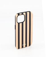 iPhone 15- Black & Stone Stripe