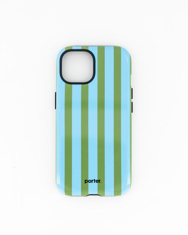 iPhone 15- Green & Blue Stripe