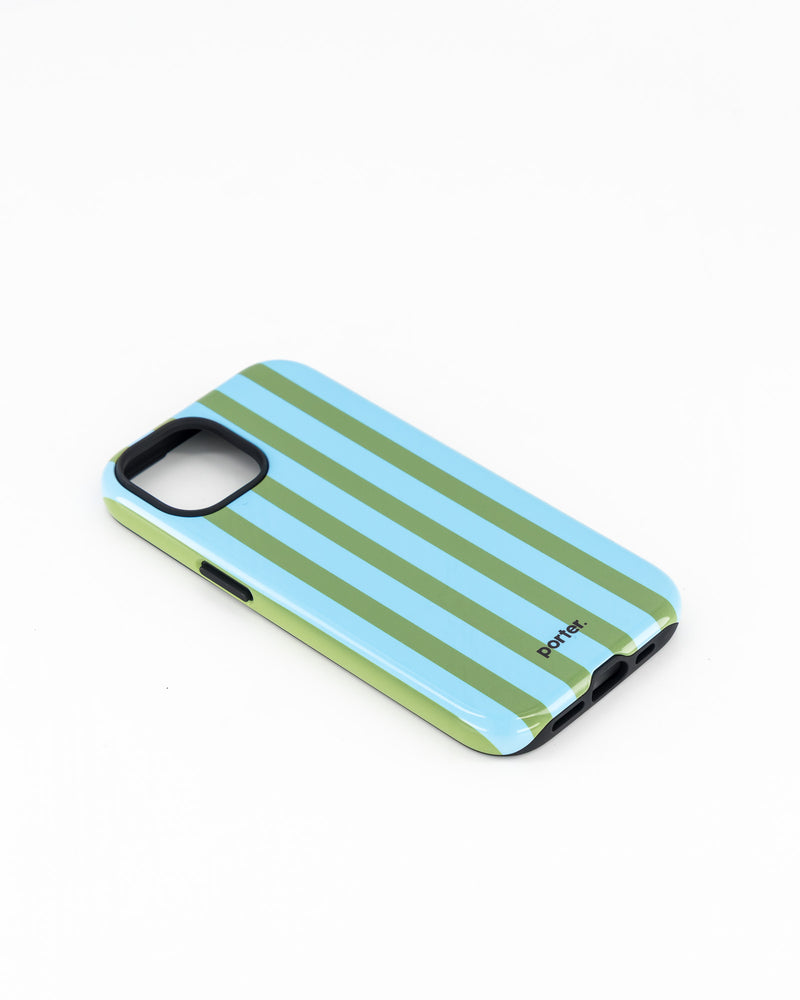 iPhone 15- Green & Blue Stripe