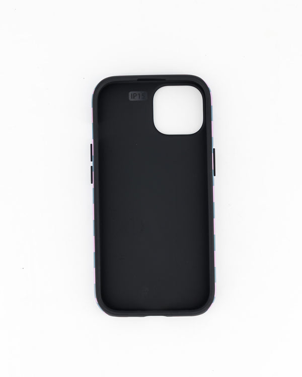 iPhone 15 - Purple & Green Check