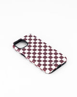 iPhone 15- Choc & White Check