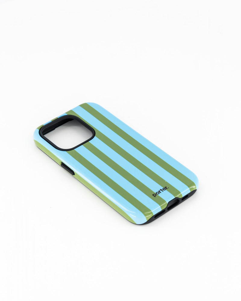 iPhone 15 Pro- Blue & Green Stripe