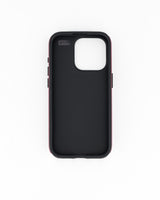 iPhone 15 Pro- Burgundy & White Stripe