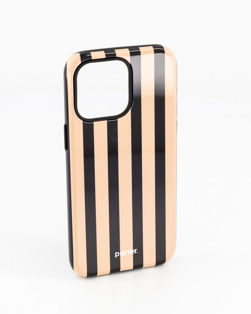 iPhone 15 Pro Max- Black & Stone Stripe