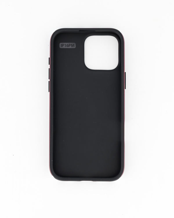 iPhone 15 Pro Max- Burgundy & White Stripe