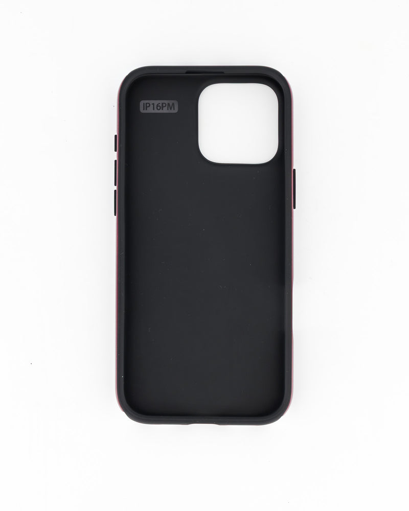 iPhone 15 Pro Max- Burgundy & White Stripe