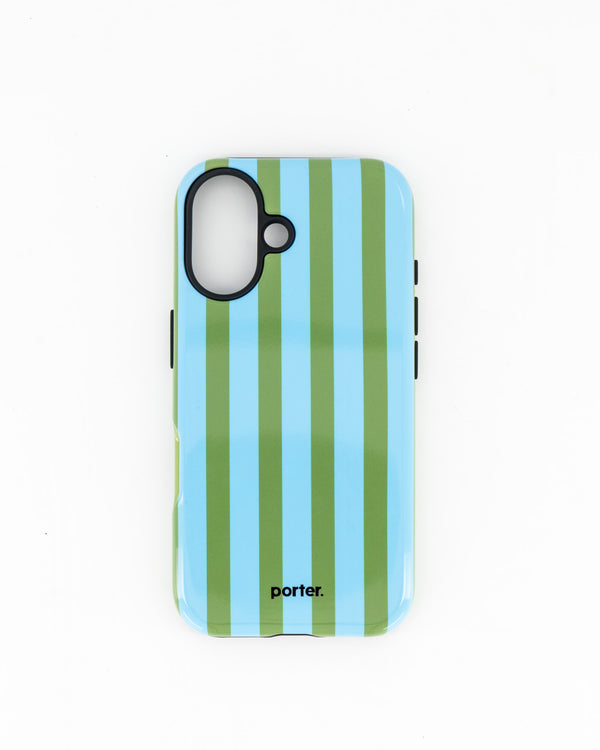 iPhone 16- Blue & Green Stripe