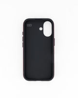 iPhone 16- Burgundy & White Stripe