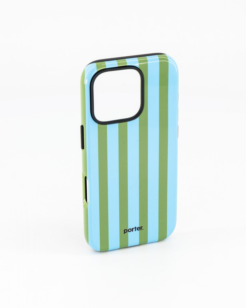 iPhone 16 Pro- Blue & Green Stripe