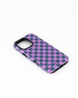 iPhone 16 Pro- Purple & Green Check