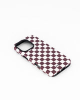 iPhone 16 Pro- Choc & White Check