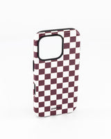 iPhone 16 Pro- Choc & White Check