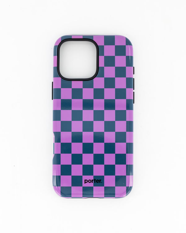 iPhone 16 Pro Max- Purple & Green Check