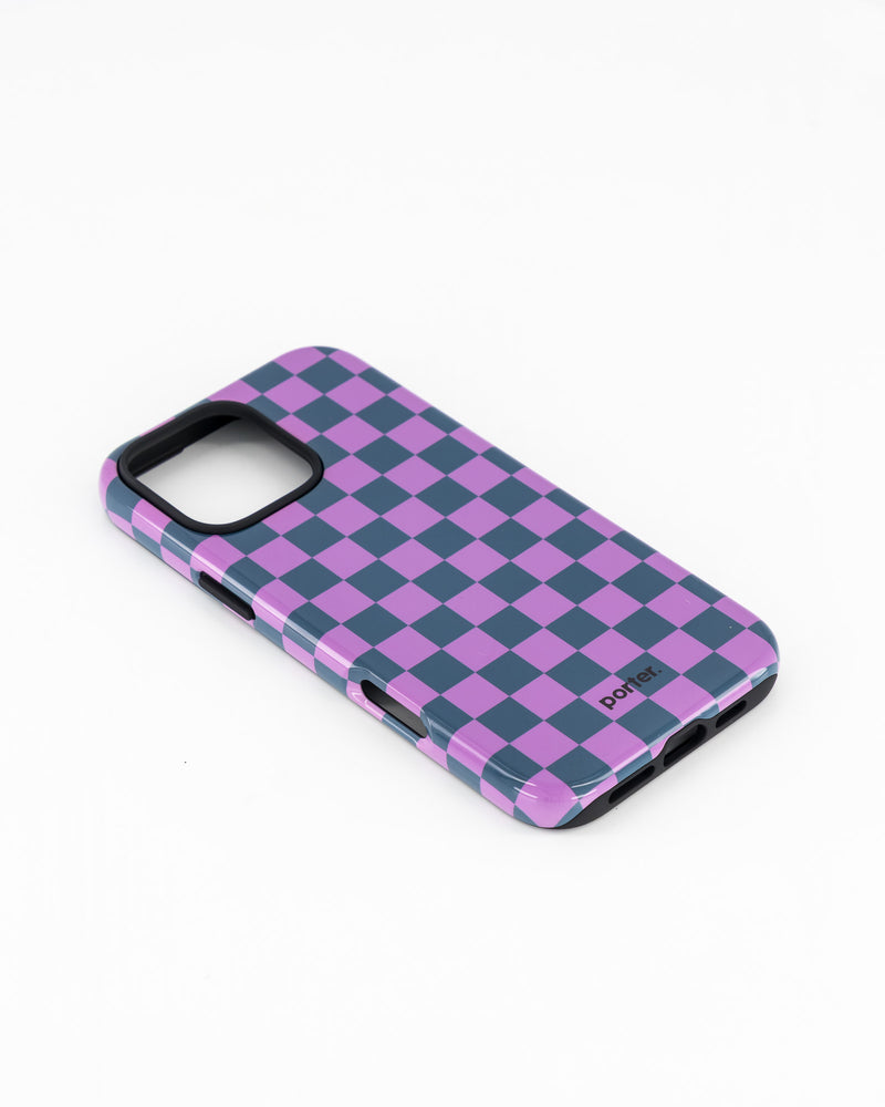 iPhone 16 Pro Max- Purple & Green Check