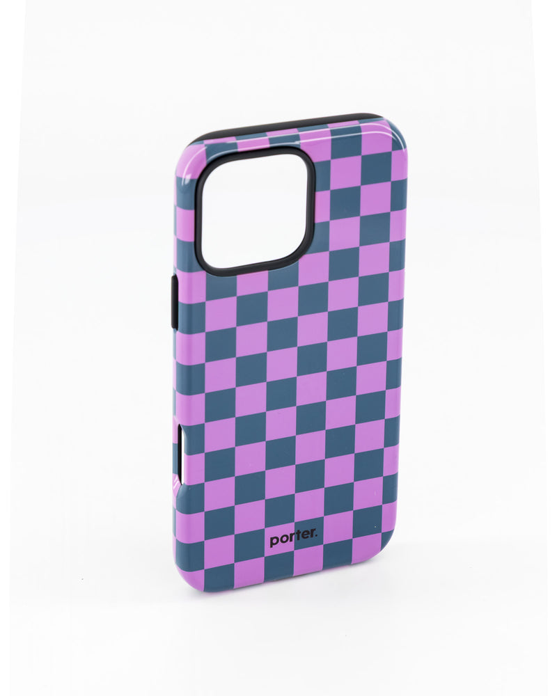 iPhone 16 Pro Max- Purple & Green Check