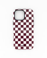 iPhone 16 Pro Max- Choc & White Check