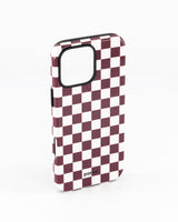 iPhone 16 Pro Max- Choc & White Check