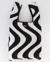 Black & White Swirl Shopper