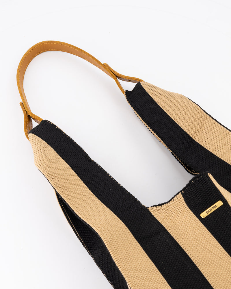 Black & Stone Vertical Stripe Shopper