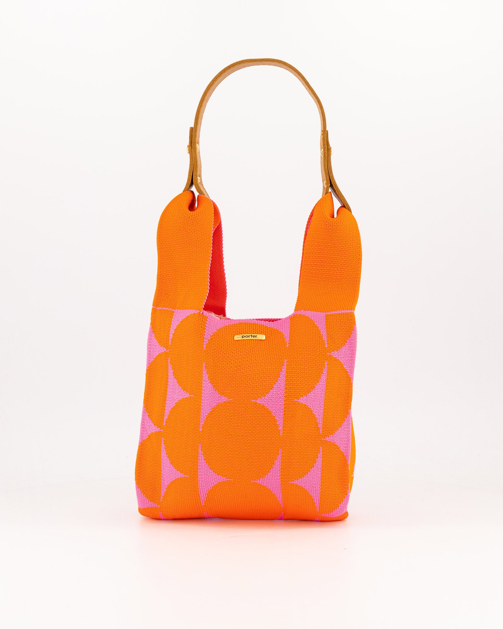 PLEATS MAMA 正規品関税込み MINI TOTE BAG ORANGE New Cross Bag Orange : PLEATSMAMA: Sustainable Knit Pleats Bag