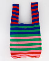 PRE-ORDER Rainbow Striped Maxi Shopper