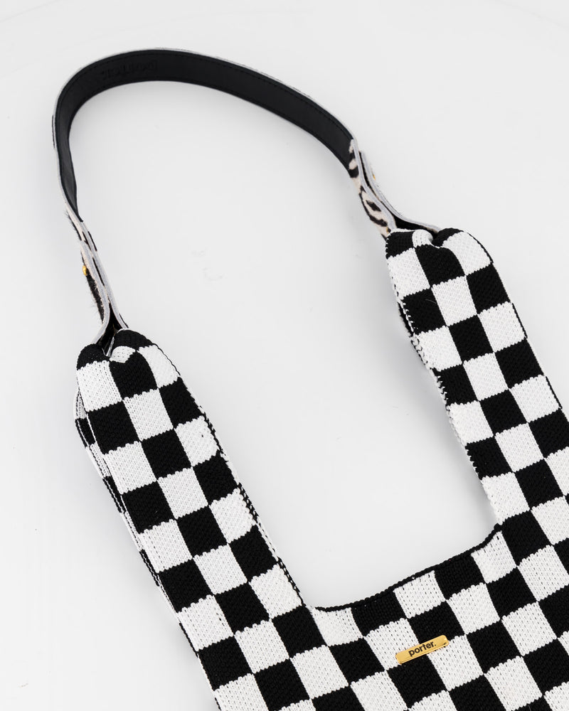 Medium Leather Strap in Zebra Print