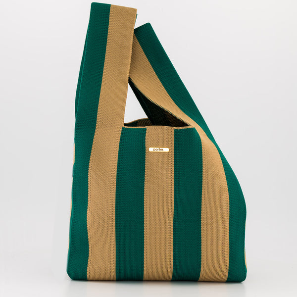 Emerald & Stone Vertical Stripe Shopper – Porter