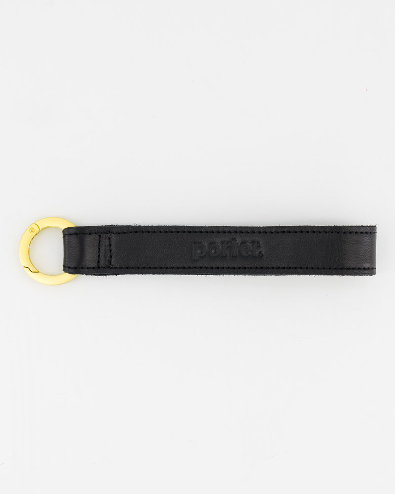 Leather Wrist Strap - Nevada Black