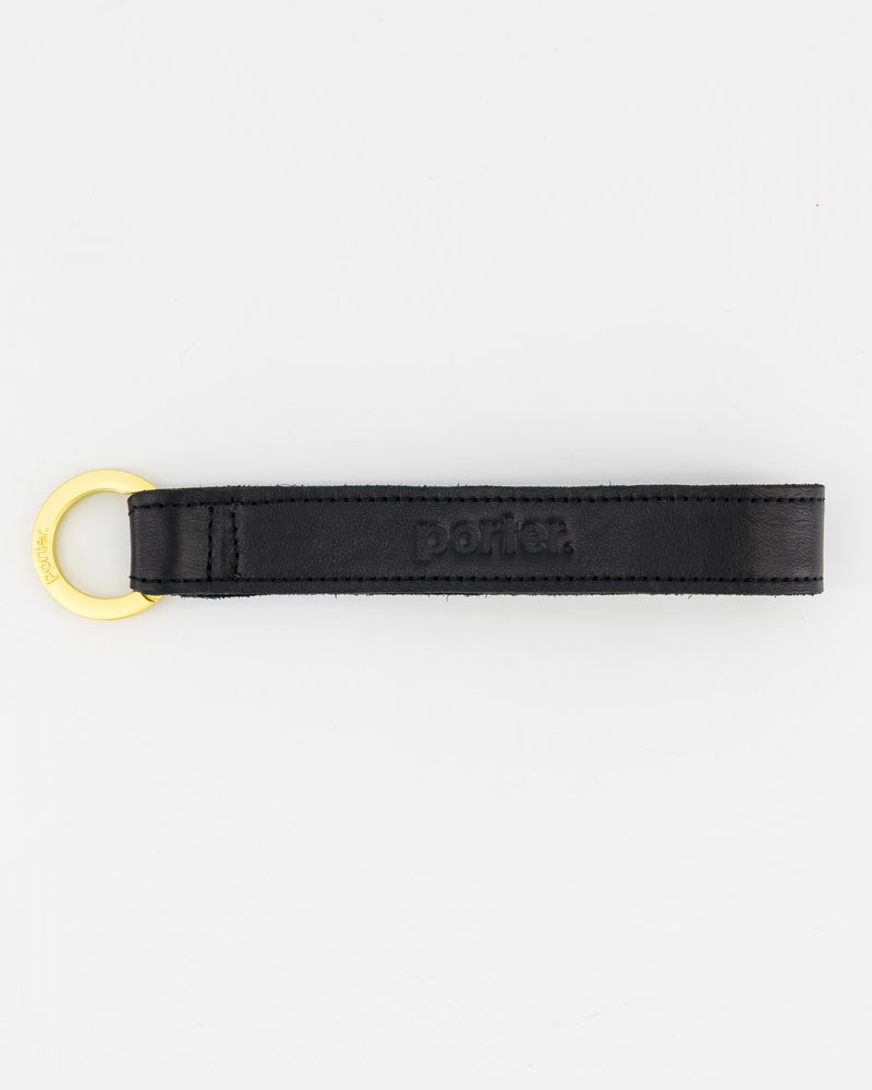 Leather Wrist Strap - Nevada Black