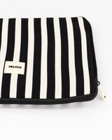 Black & Milk Striped Laptop Bag
